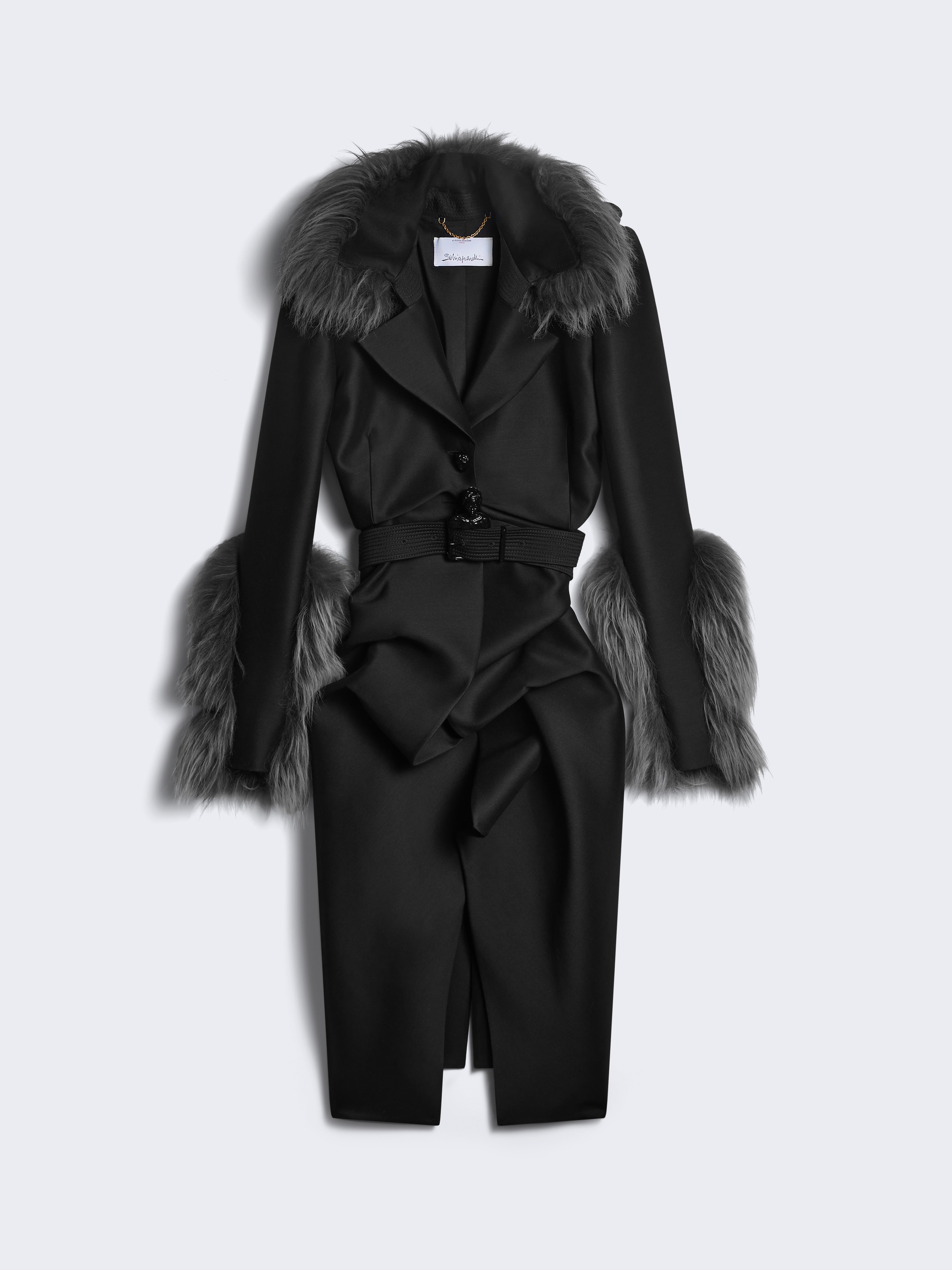 DEMI-LUNE TRENCH COAT