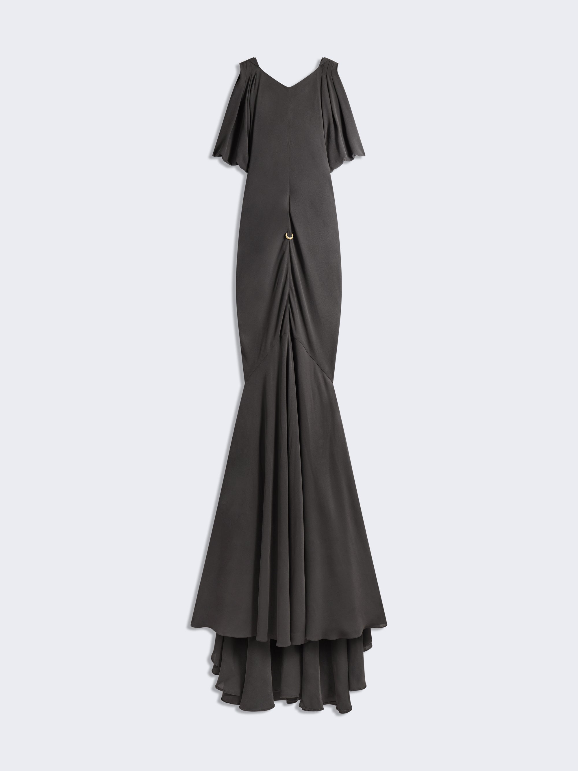 COWL BACKLESS DRESS