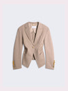 VESTE TAILLEUR FRONCÉ
