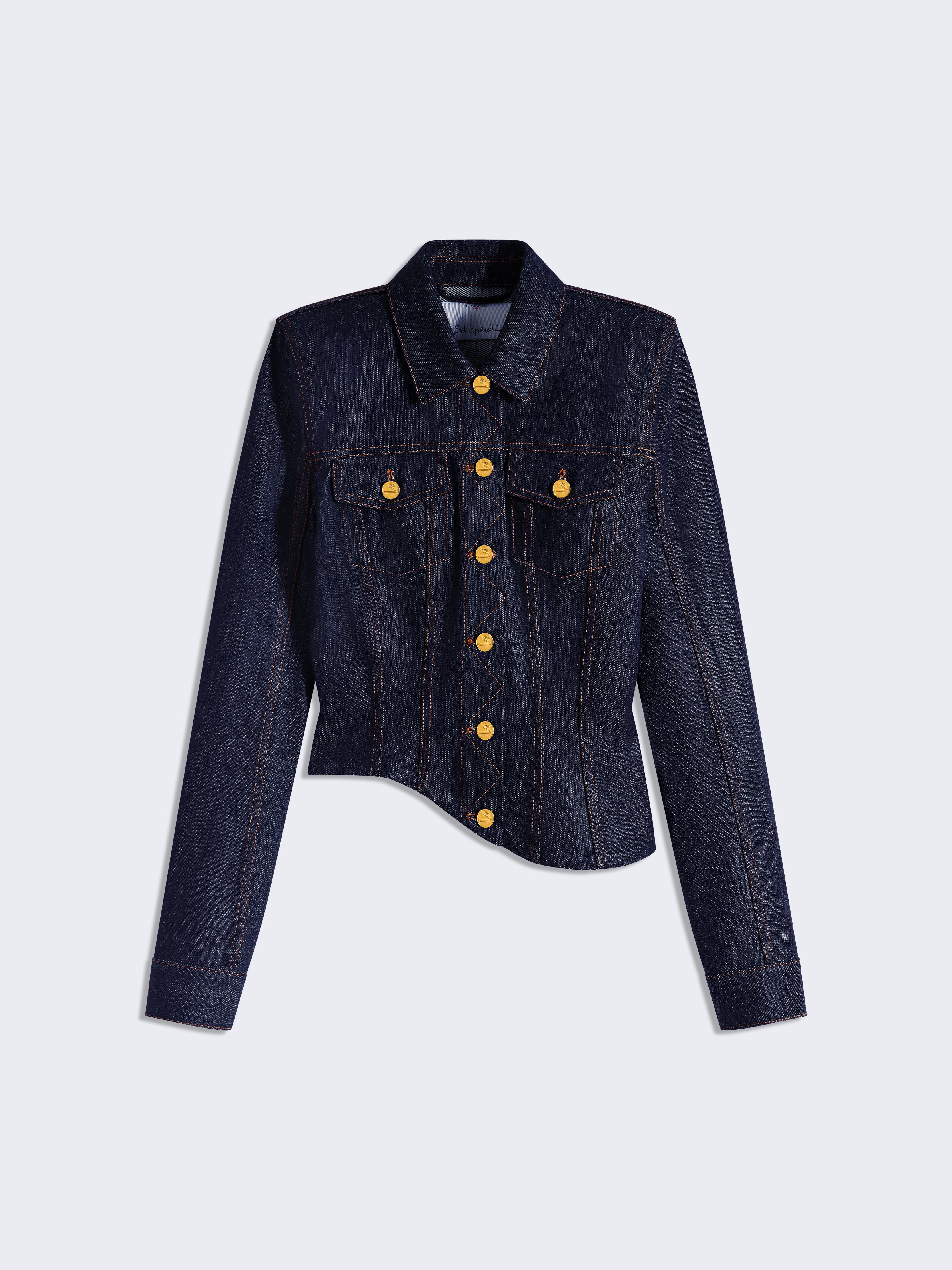 WAVE DENIM JACKET