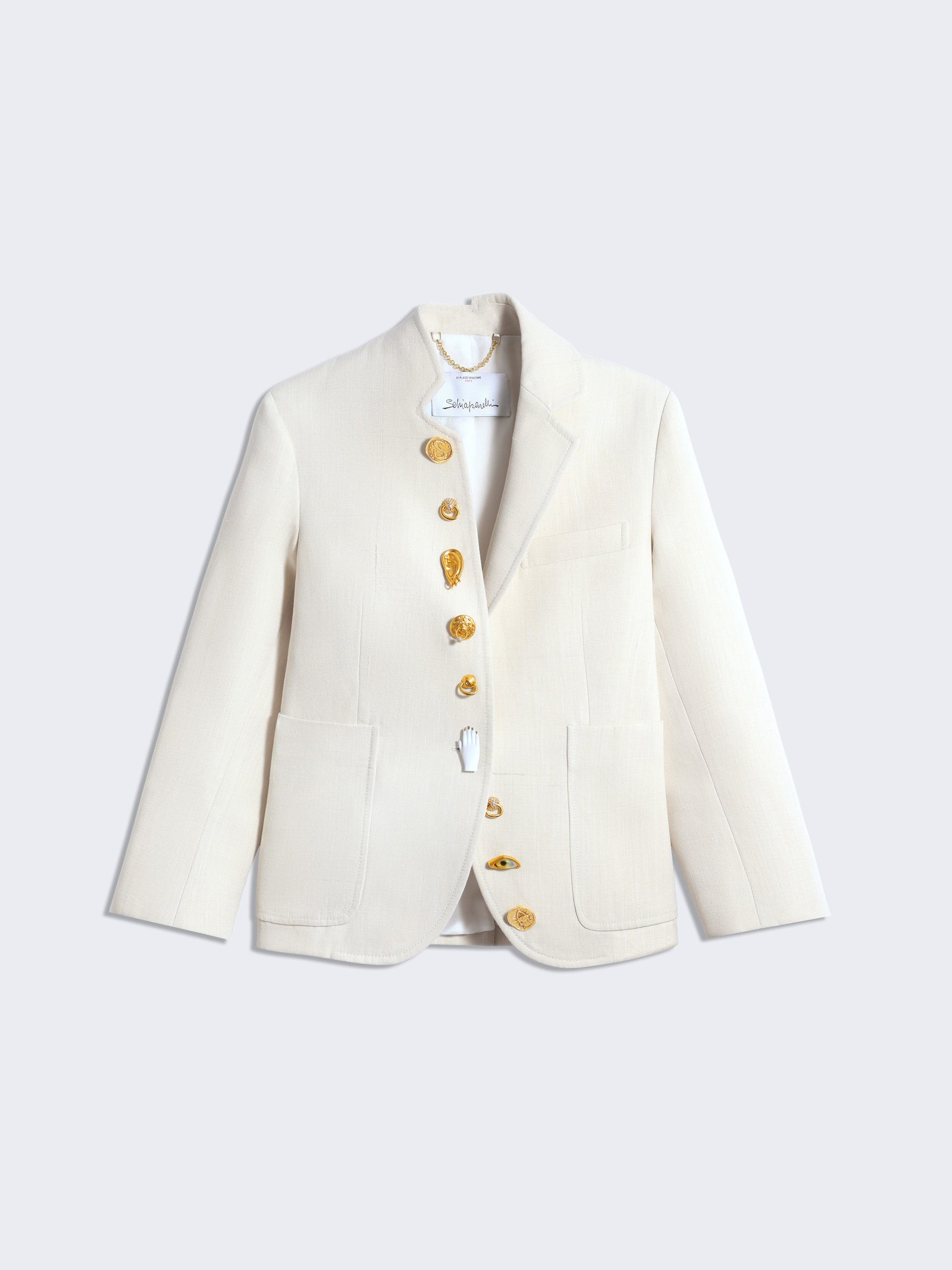 PETITE VESTE ASYMÉTRIQUE