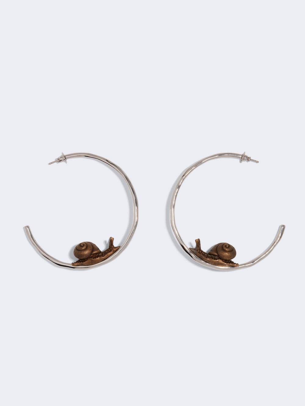 SNAIL HOOP EARRINGS