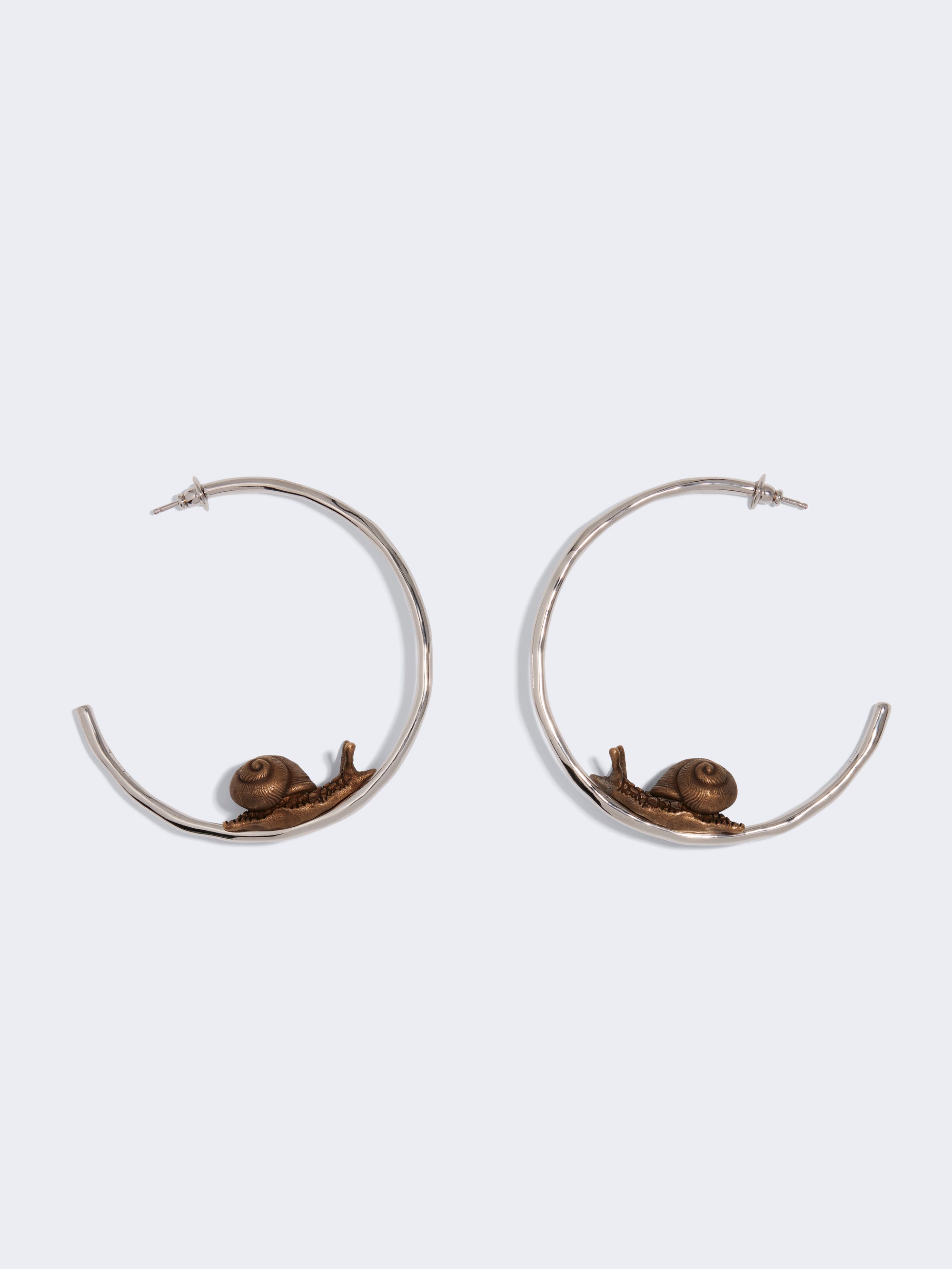 SNAIL HOOP EARRINGS