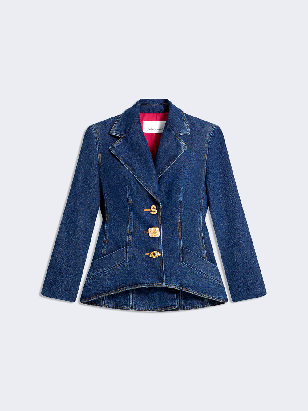 DENIM BASQUE JACKET