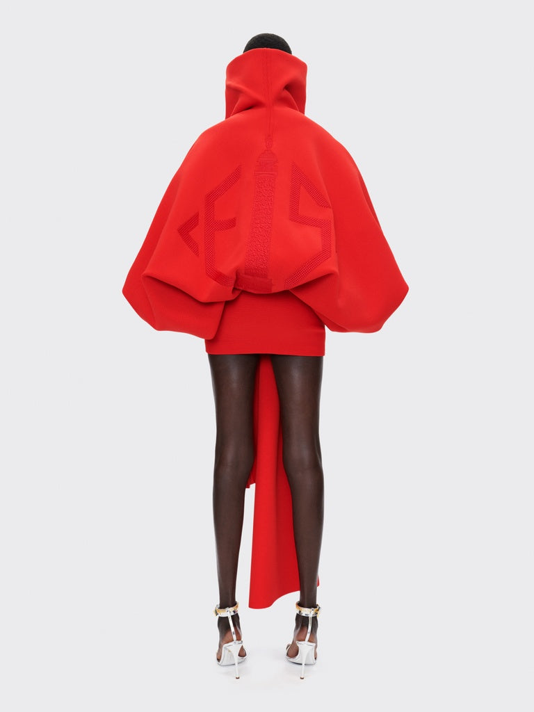 OVERSIZED NEOPRENE BOMBER