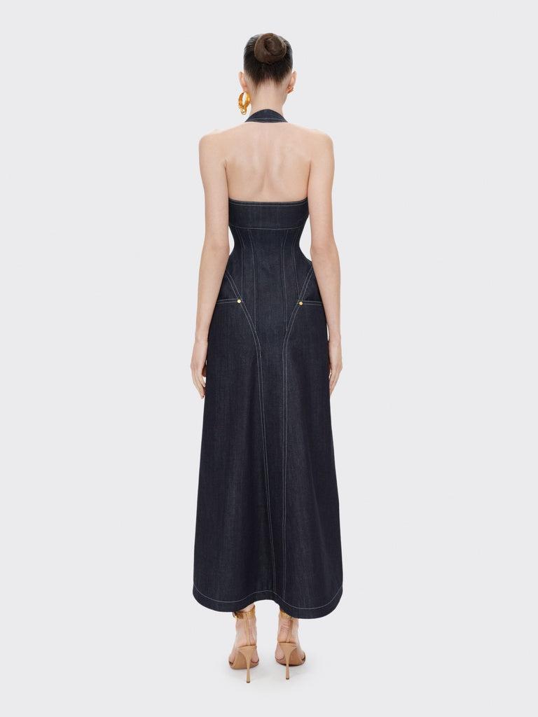 HALTER CORSET DRESS
