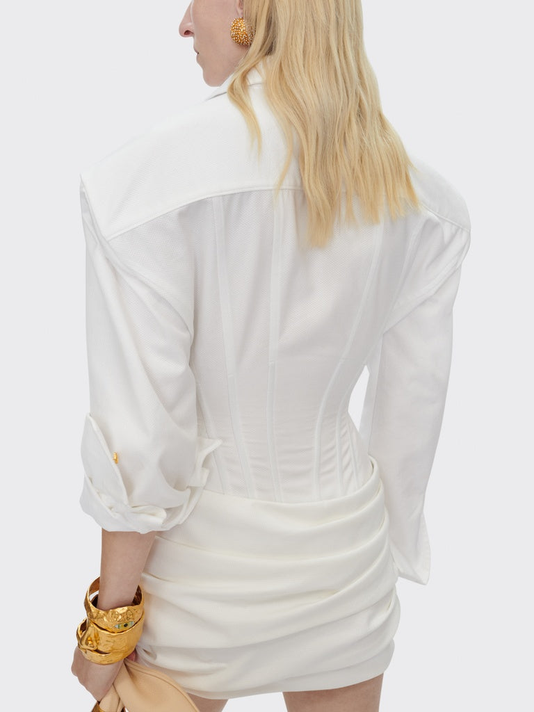 CORSET SHIRT DRESS