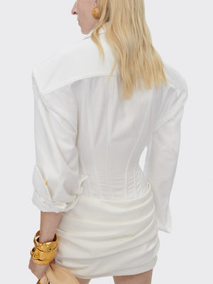 CORSET SHIRT DRESS