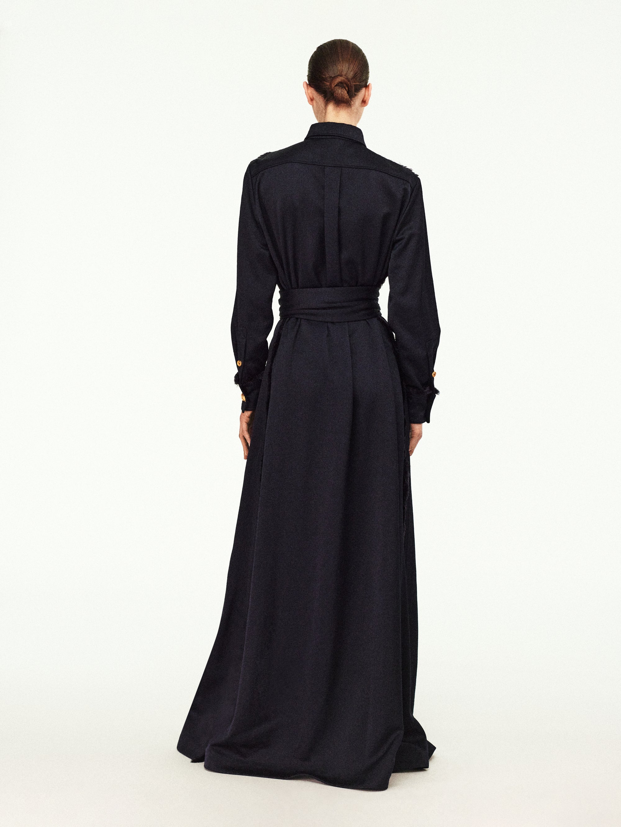 a-line drop waist wedding dress LONG SHIRT DRESS