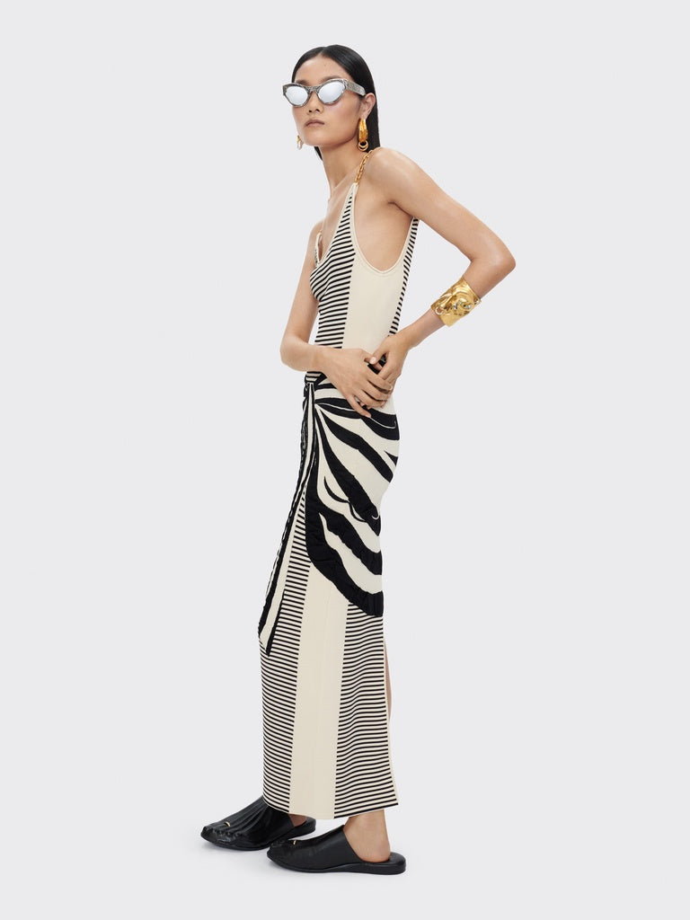 PAREO TROMPE L'OEIL DRESS