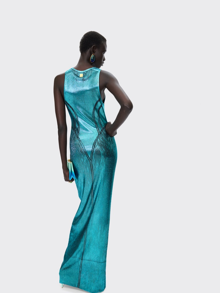 TROMPE-L'OEIL SWIMMING COSTUME DRESS