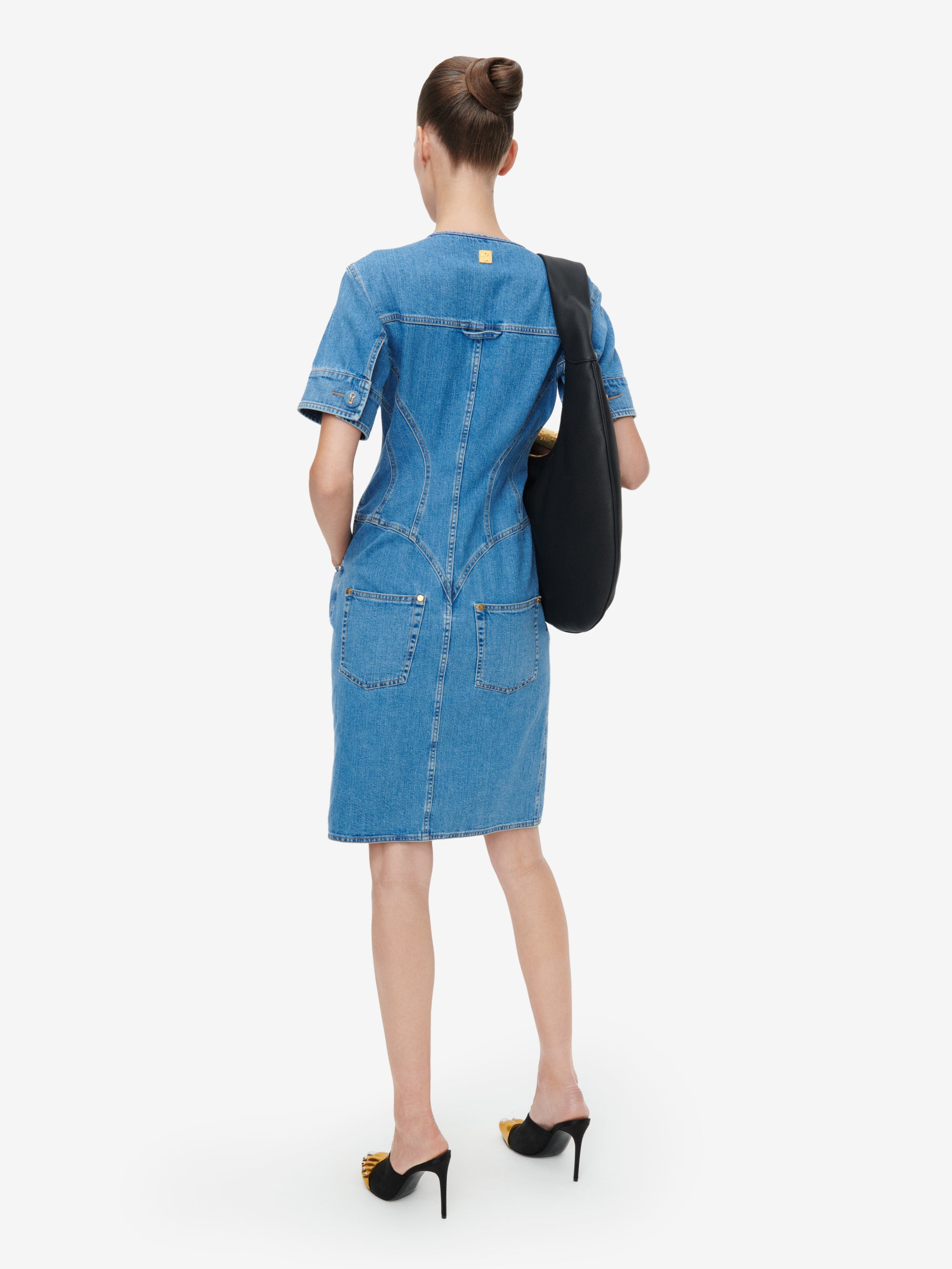 DENIM CORSET DRESS