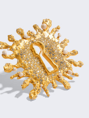 KEYHOLE BIJOU BROOCH