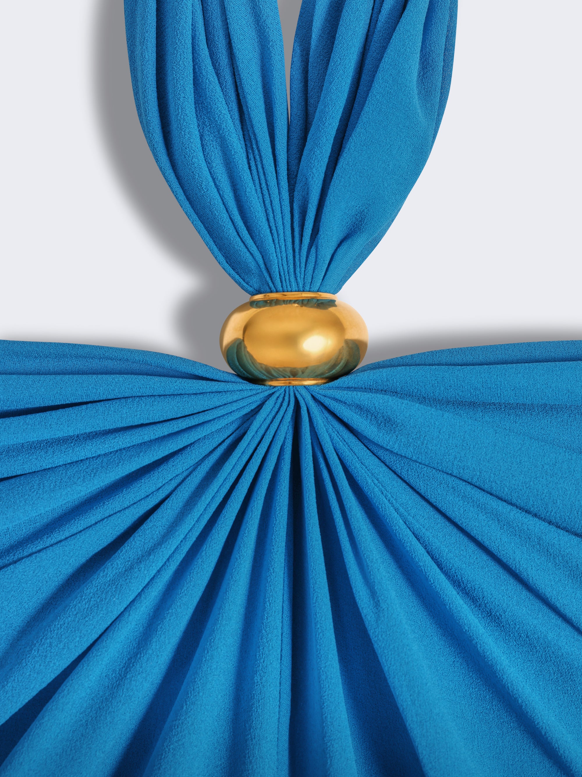dress that is blue or gold HALTER BIJOU DRESS