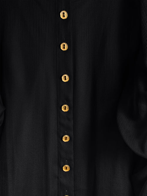 HONEYCOMB SHIRT DRESS