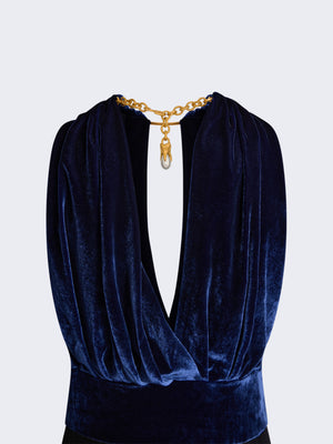 Draped bodysuit