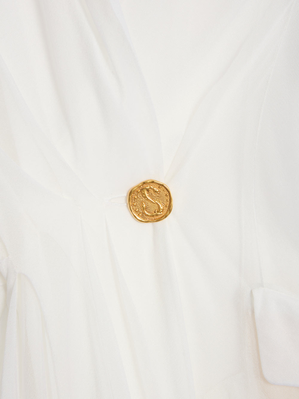 VESTE CROISÉE TRANSPARENTE