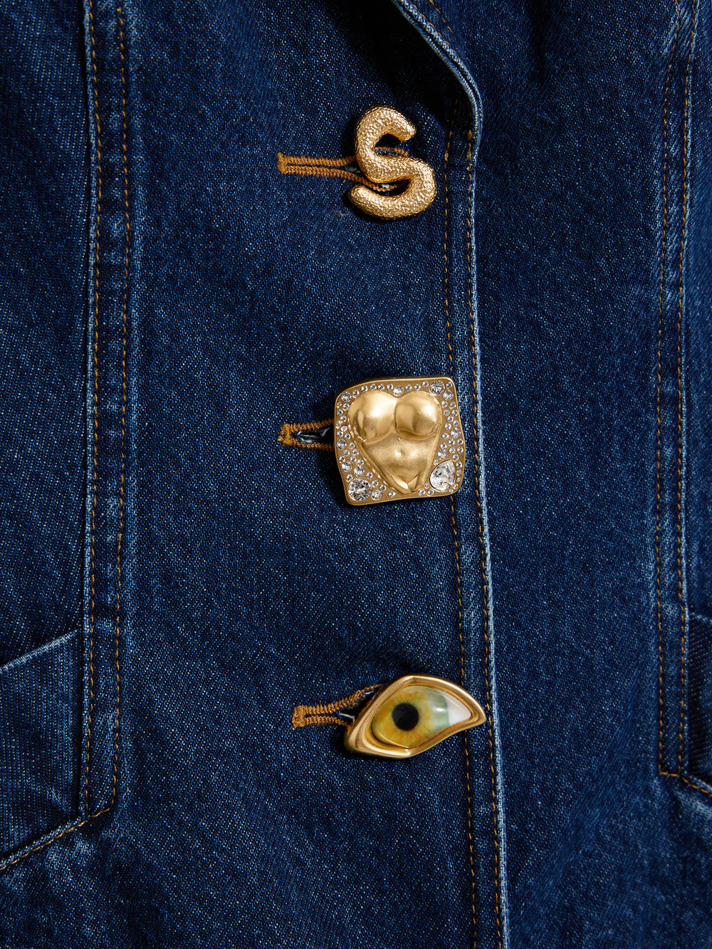 DENIM BASQUE JACKET
