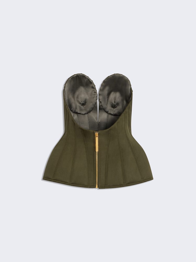 Peplum Bustier Top - E-SHOP - Ready-to-Wear | Maison Schiaparelli
