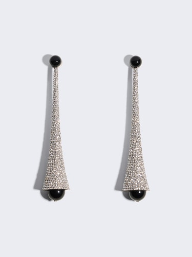 RETRO-FUTURE RHINESTONE EARRINGS